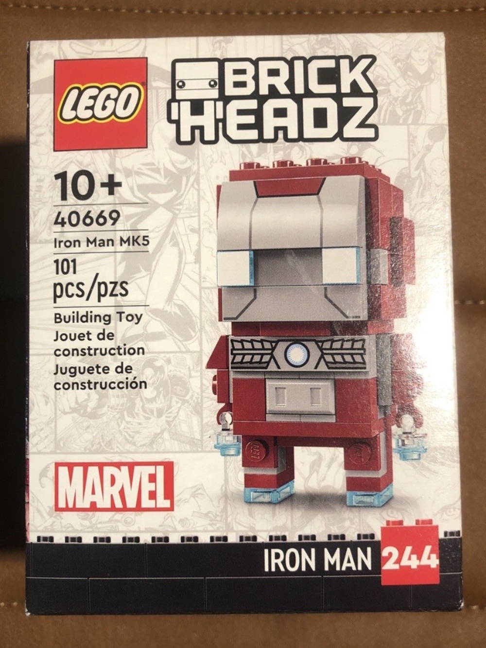 LEGO MARVEL BRICK'H'EADZ 40669 "Iron Man MK5" UNOPENED
